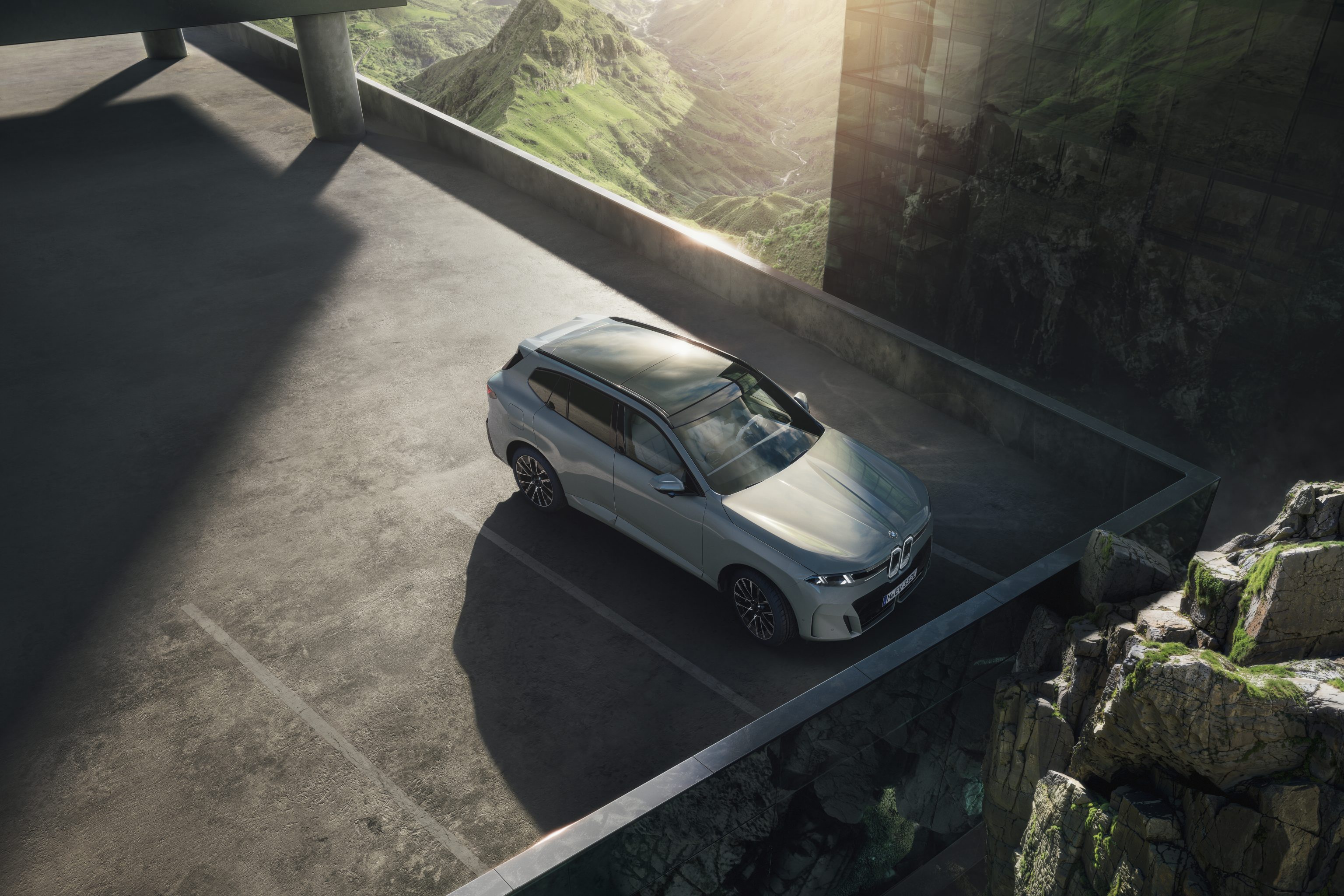 Bovenkant van de nieuwe BMW X5 Neue klasse M